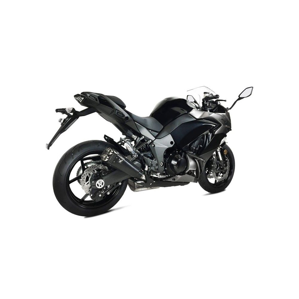 IXRACE KAWASAKI Z1000 SX 2013 2019 2 pots d'échappement M9 BLACK gauche + droit WK7674/75SB homologué