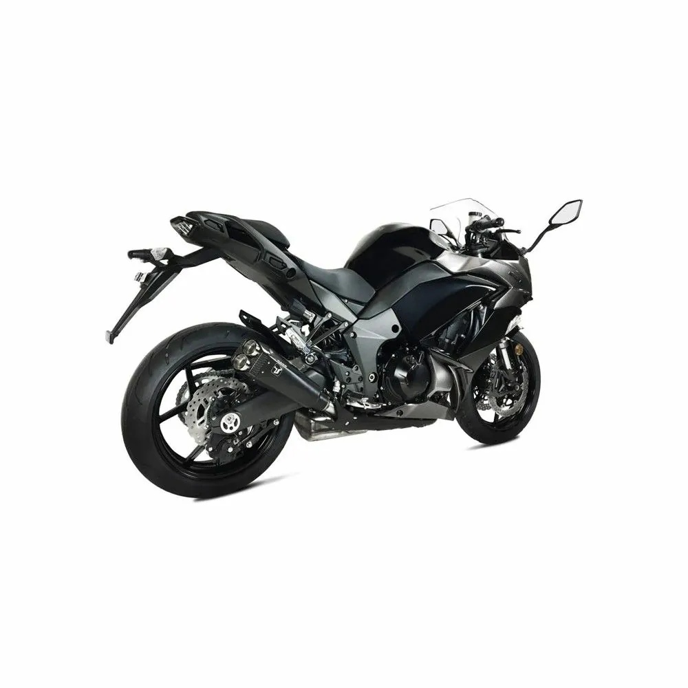 IXRACE KAWASAKI Z1000 SX 2013 2019 M9 BLACK 2 silencers left + right WK7674/75SB CE approved