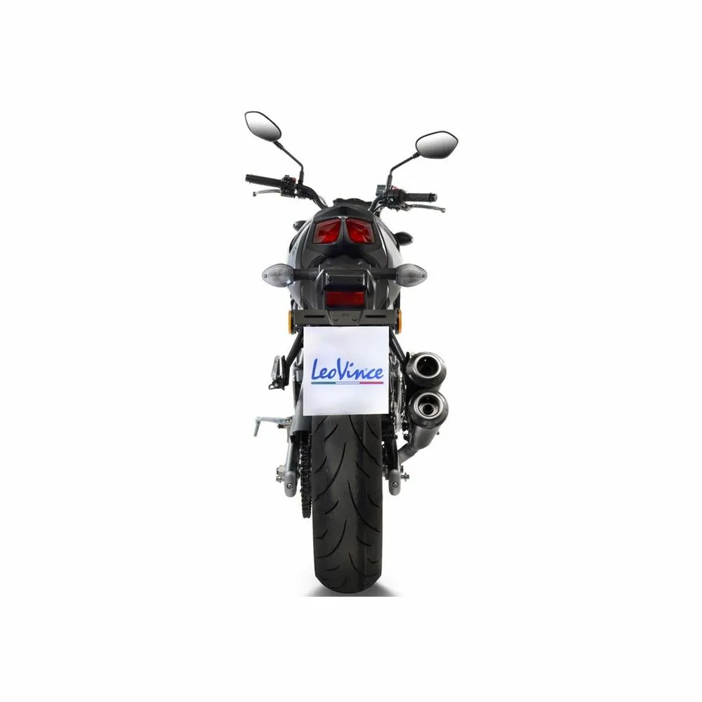 LEOVINCE Suzuki SV 650 / 2017 2024 GP DUALS pot d'échappement double sortie EURO 4 noir mat 15105