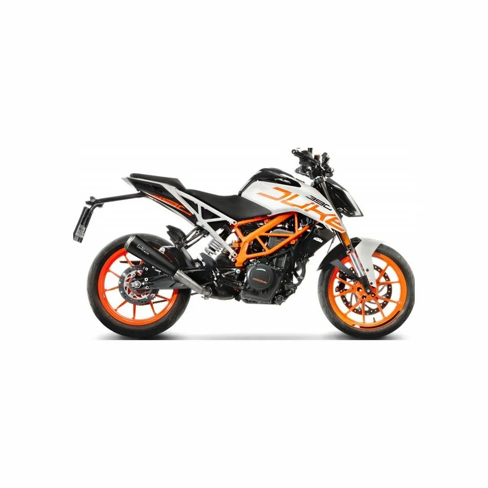 LEOVINCE KTM RC 125 390 / DUKE 125 390 / 2017 2020 GP ONE pot d'échappement noir mat hom EURO 4 15116