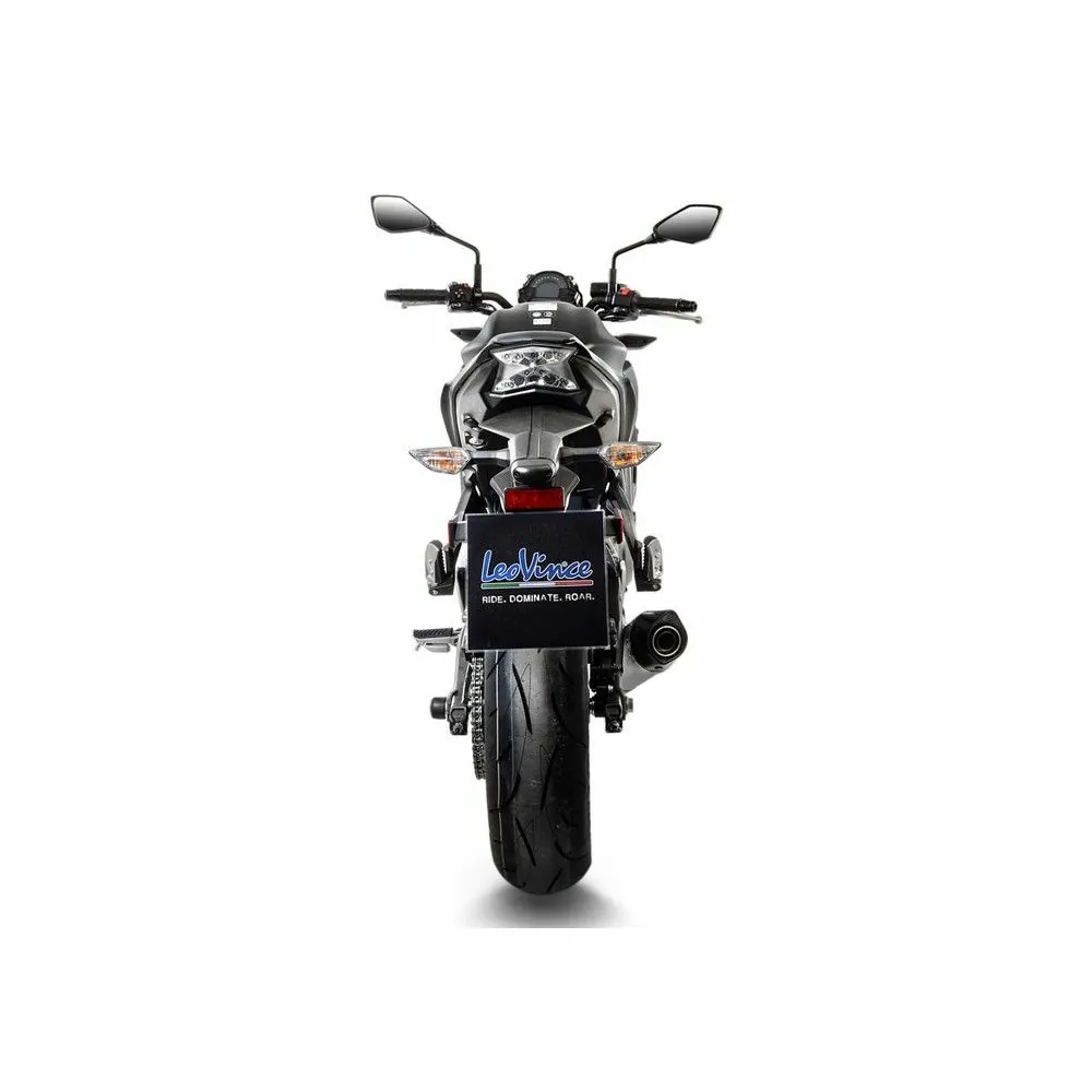 LEOVINCE Kawasaki Z650 / NINJA 650 / 2017 2020 ligne complète LV ONE INOX pot d'échappement hom EURO 4 14181EK