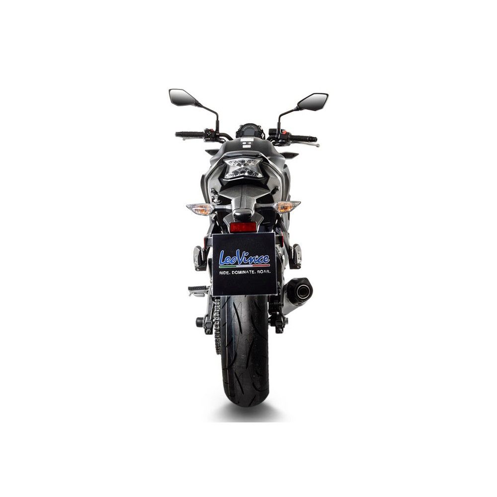 LEOVINCE Kawasaki Z650 / NINJA 650 / 2017 2020 LV ONE full system INOX EURO 4 silencer 14181EK