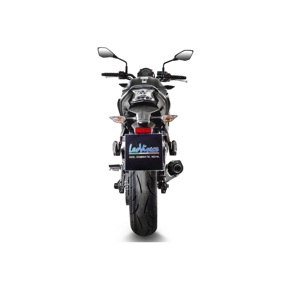 LEOVINCE Kawasaki Z650 / NINJA 650 / 2017 2020 LV ONE full system CARBON EURO 4 silencer 14182EK