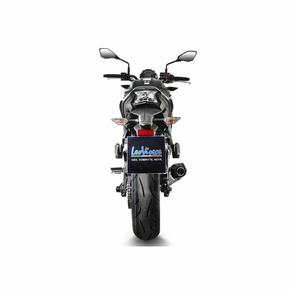LEOVINCE Kawasaki Z650 / NINJA 650 / 2017 2020 LV ONE full system CARBON EURO 4 silencer 14182EK