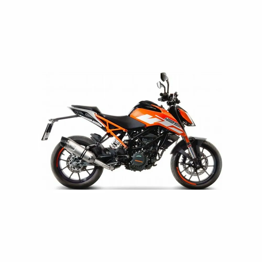 LEOVINCE KTM DUKE 390 RC / DUKE 125 RC / 2017 2020 LVONE INOX silencer EURO 4 approved 14185E