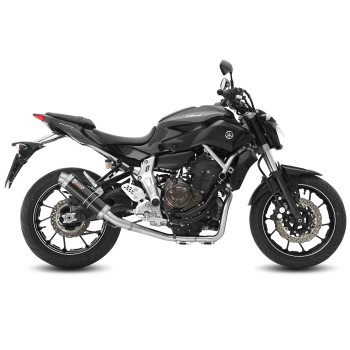 MIVV Yamaha MT07 2014 2017 GP BLACK full exhaust system silencer CE approved