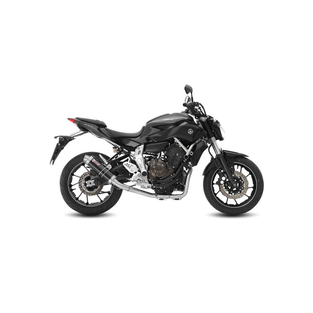 MIVV Yamaha MT07 2014 2017 GP BLACK full exhaust system silencer CE approved