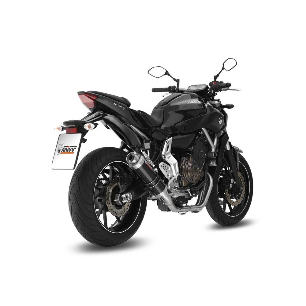 MIVV Yamaha MT07 2014 2017 GP BLACK full exhaust system silencer CE approved