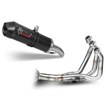 MIVV Yamaha MT09 2013 2017 OVAL full exhaust system silencer CE approved