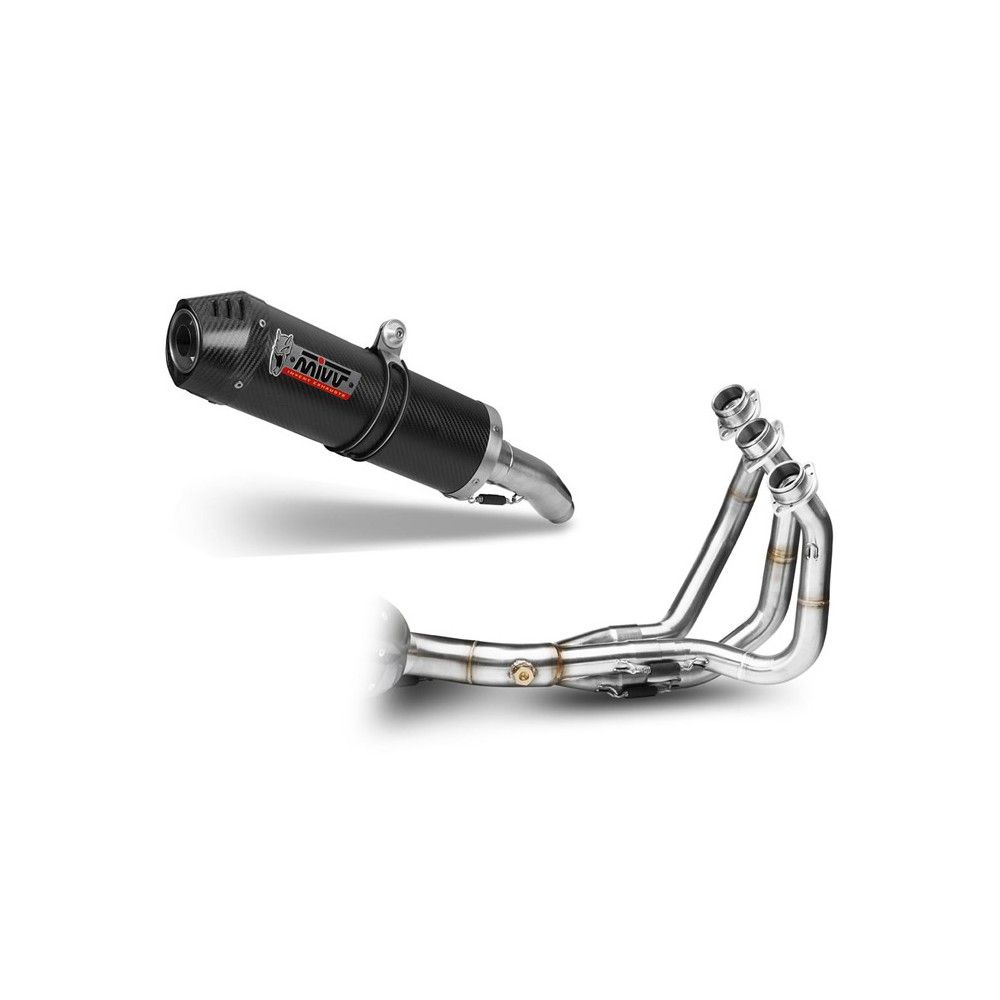 MIVV Yamaha MT09 2013 2017 OVAL full exhaust system silencer CE approved