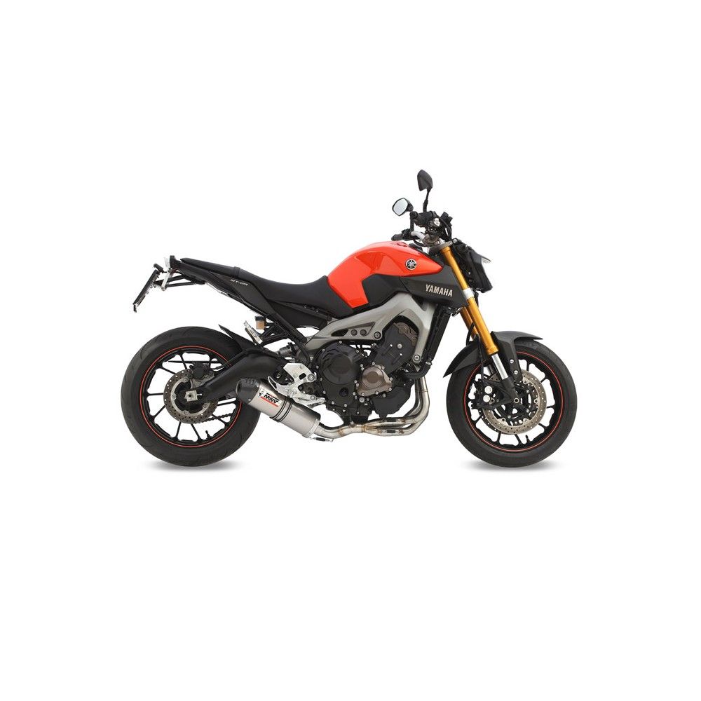 MIVV Yamaha MT09 2013 2017 ligne complète OVAL carbone pot d'échappement homologué CE