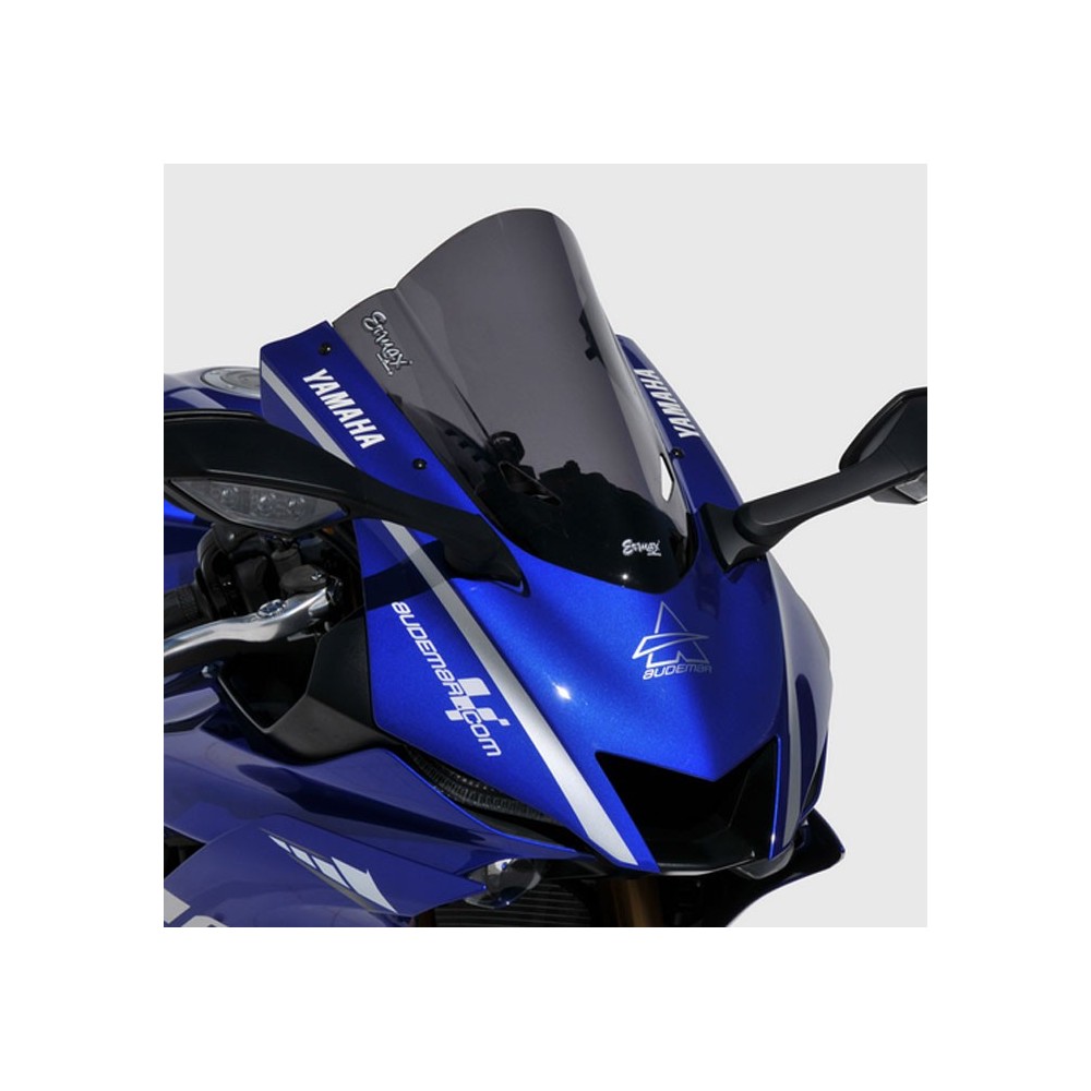 Black Motorcycle Windshield Windscreen For Yamaha YZF-R6 2017-2018