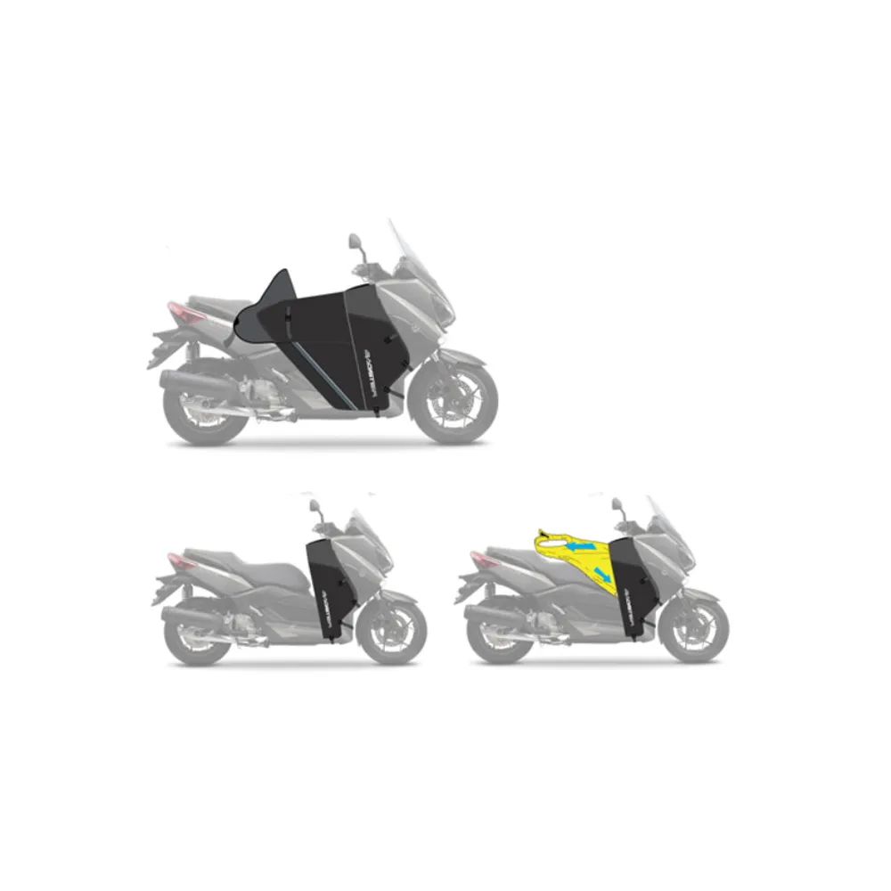 BAGSTER WINZIP tablier protection hiver été étanche YAMAHA XMAX 125 / 250 / 400 / 2013 2017 - XTB160