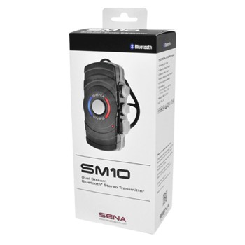 SENA SM10 adaptateur audio stéréo Bluetooth 2.1 + EDR pour casque moto scooter