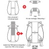 BAGSTER TAB TRADITIONAL universal motorcycle tank bag holder fitting - XAC210