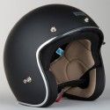 IXS casque jet vintage moto scooter HX77 noir mat