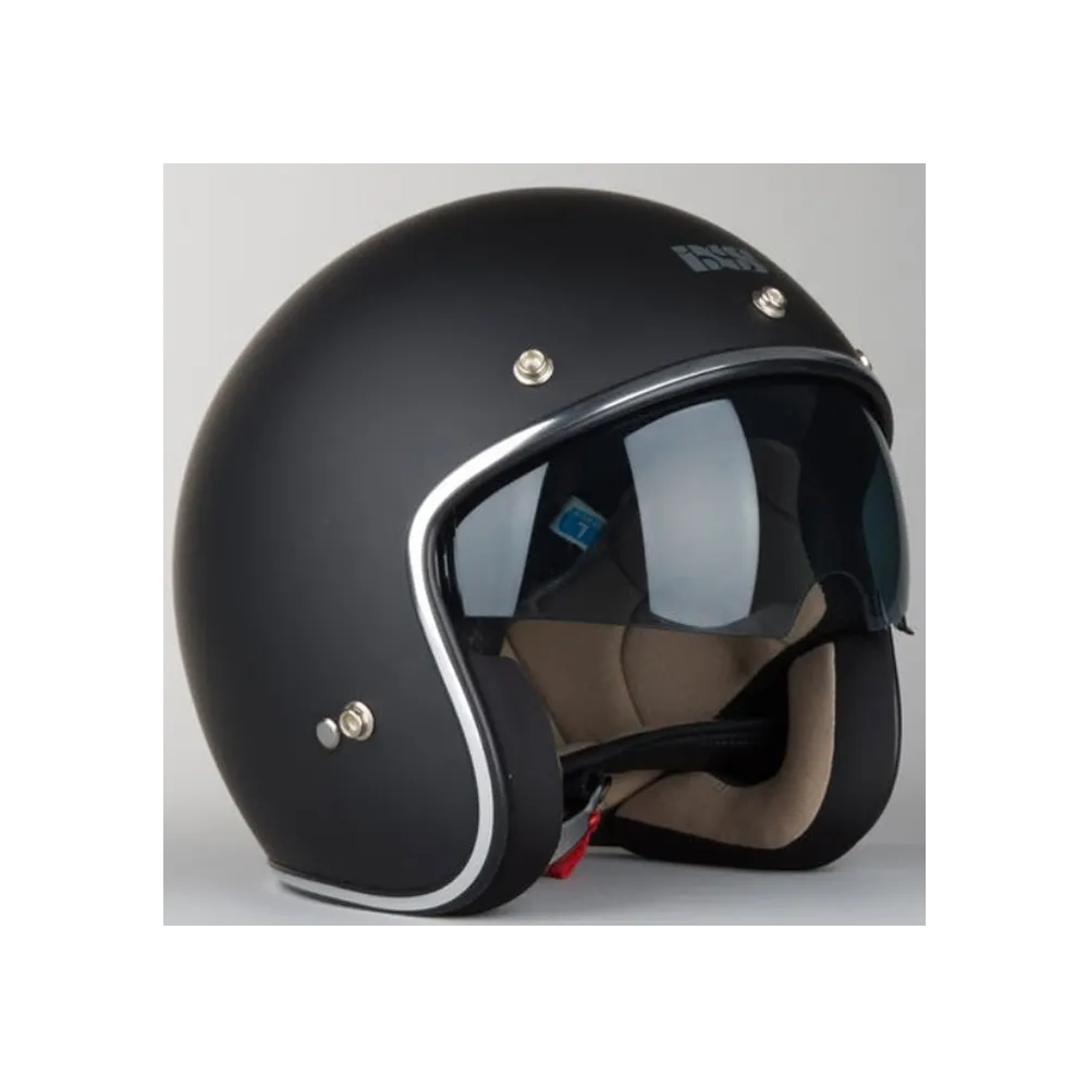 IXS vintage jet helmet moto scooter HX77 matt black