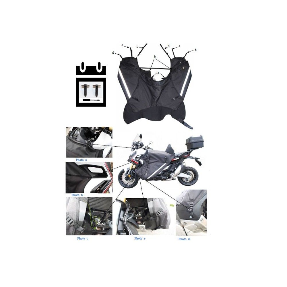 BAGSTER WINZIP tablier protection hiver été étanche HONDA X-ADV / 2017 2020 - XTB090