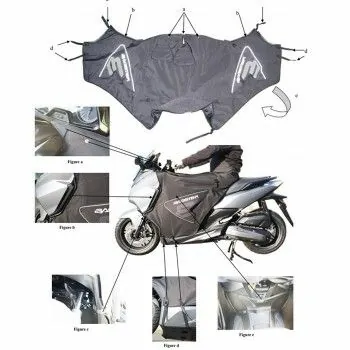 BAGSTER BOOMERANG tablier protection hiver HONDA FORZA 125 / 2015 2018 - XTB140