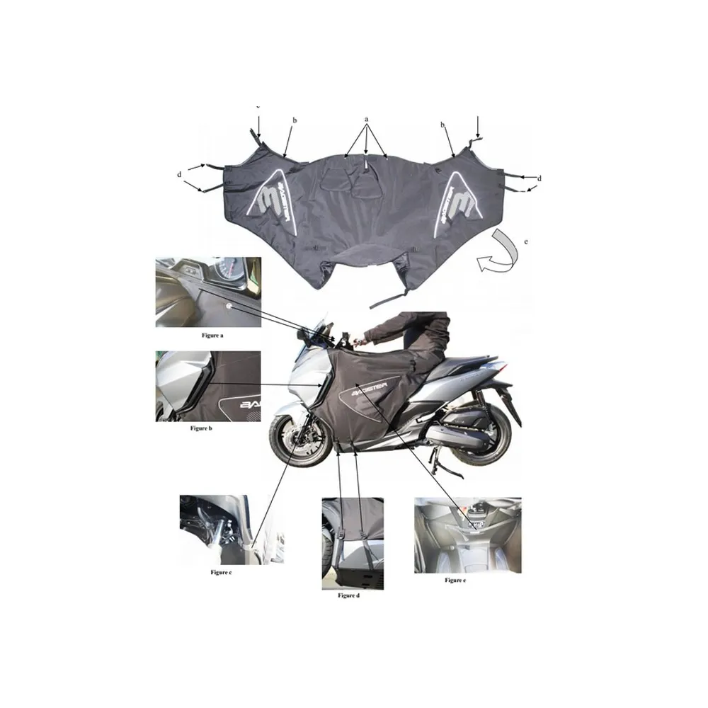 BAGSTER BOOMERANG tablier protection hiver HONDA FORZA 125 / 2015 2018 - XTB140