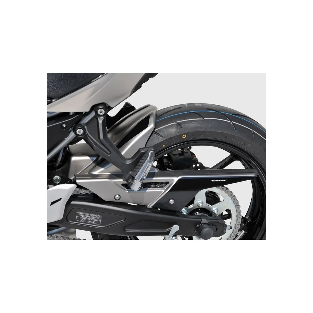 ERMAX Kawasaki Z650 2017 2019 garde boue AR lèche roue PEINT