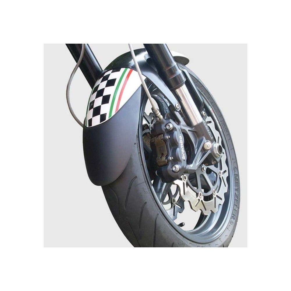 ermax kawasaki NINJA 650 2017 to 2019 extension of FRONT mudguard black