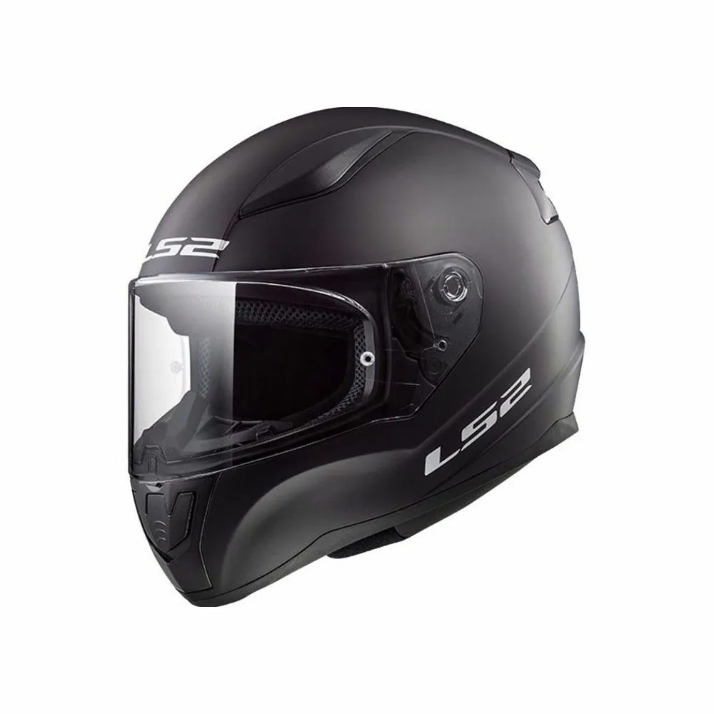 LS2 casque moto intégral FF353J RAPID MINI SOLID enfant noir mat