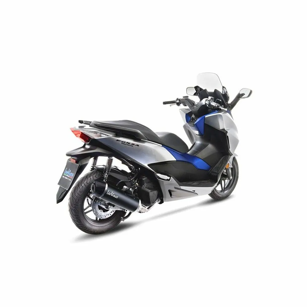 LEOVINCE honda 125 forza 2017 2020 ligne complète NERO BLACK pot d'échappement hom EURO 4 14052K