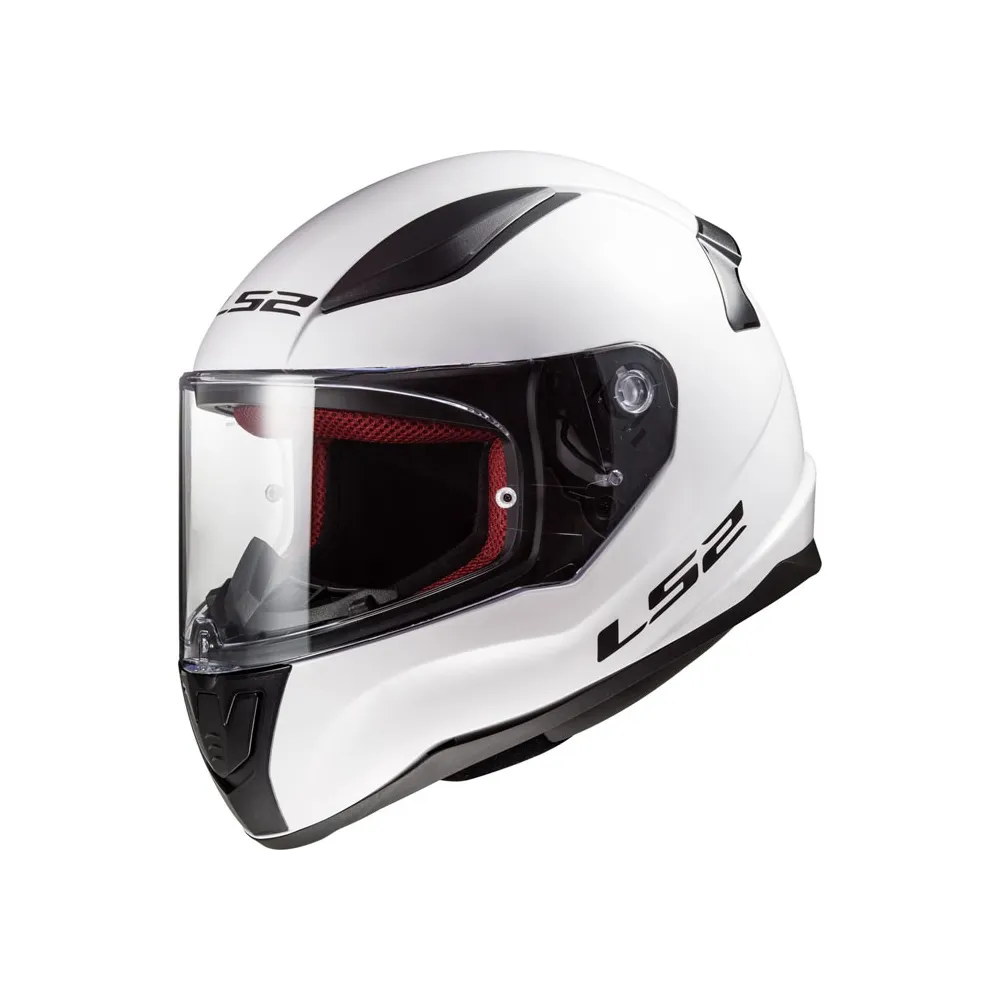 LS2 casque moto intégral FF353 RAPID SOLID blanc brillant