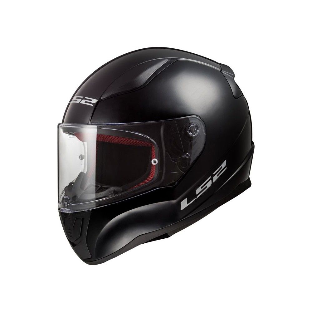 LS2 casque moto intégral FF353 RAPID SOLID noir brillant