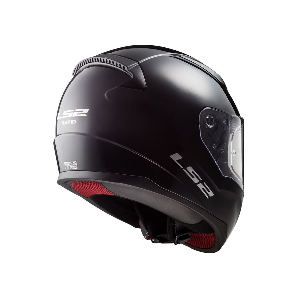 LS2 FF353 RAPID SOLID integral helmet gloss black