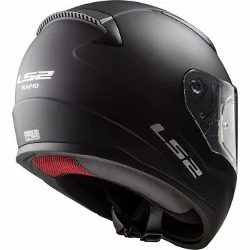 LS2 casque moto intégral FF353 RAPID SOLID noir mat