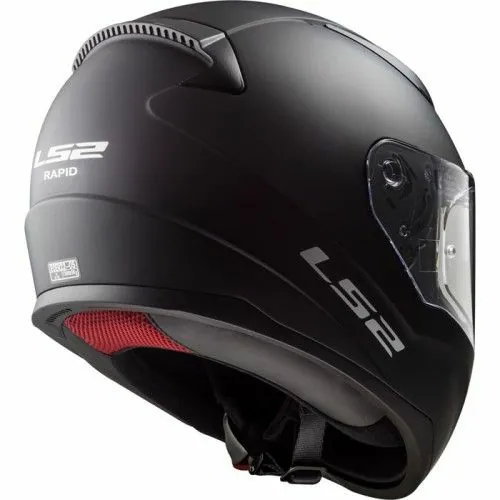 LS2 FF353 RAPID SOLID integral helmet matt black