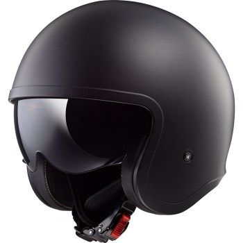 casque jet SPITFIRE SOLID OF599 LS2 moto scooter noir mat