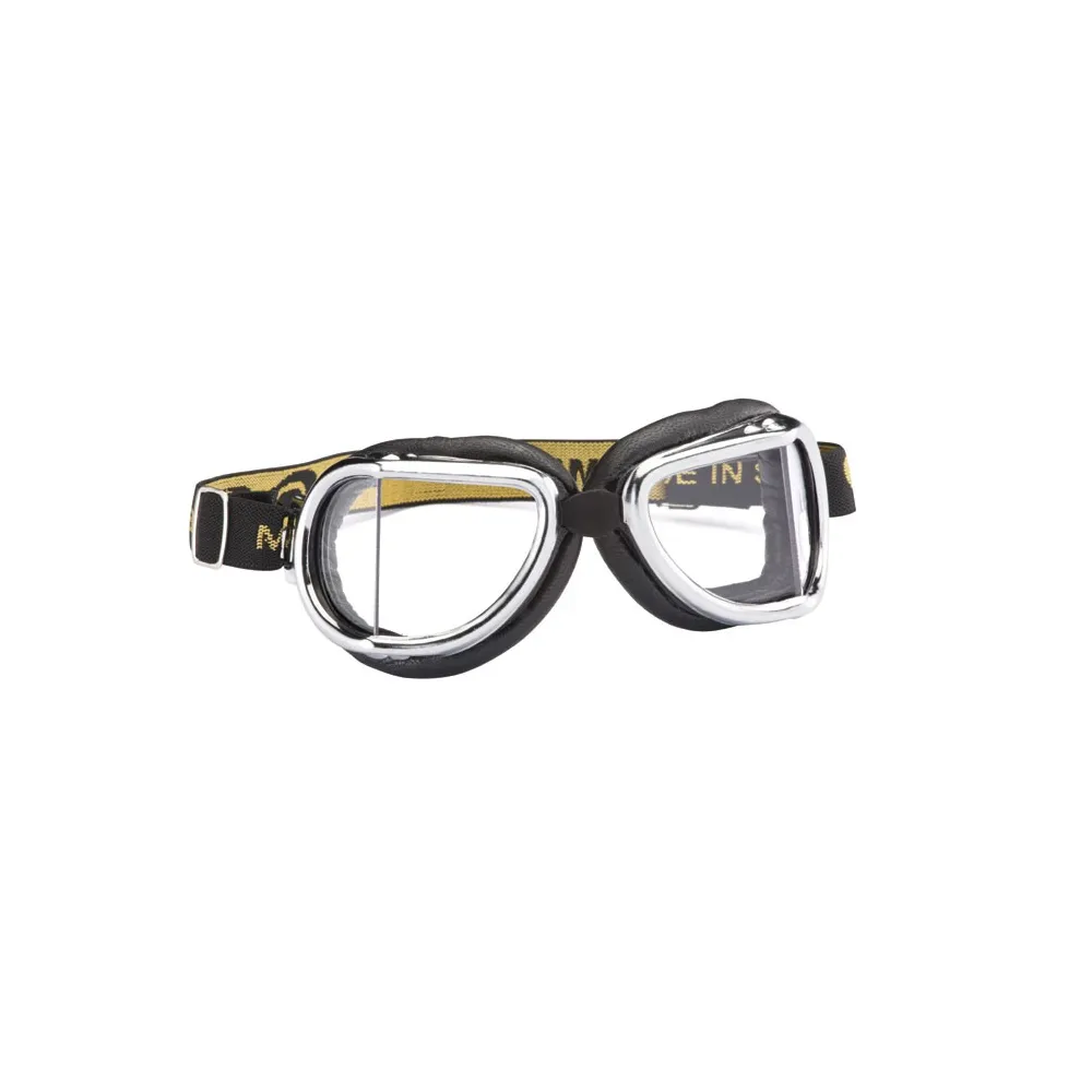 CHAFT paire de lunettes AVIATEUR universelle CLIMAX 501 pour casque jet rétro moto scooter LU07