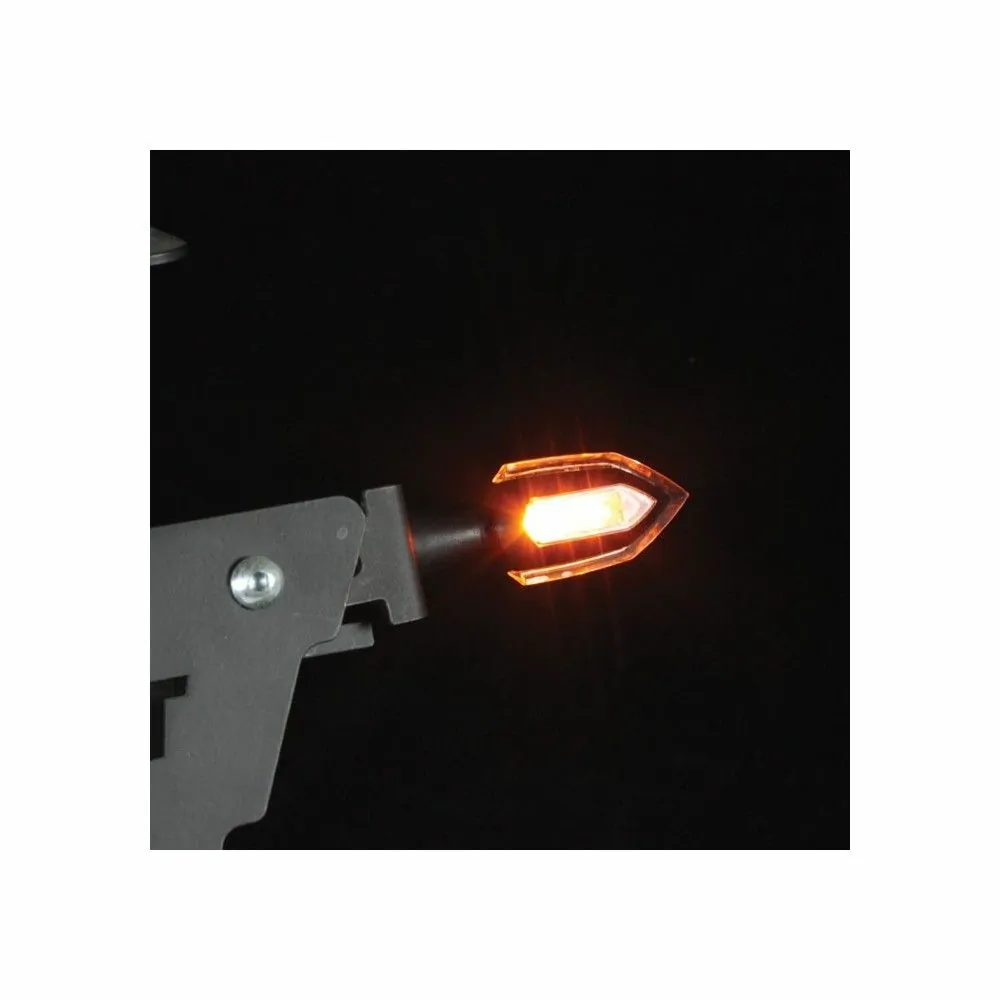 CHAFT paire de clignotants moto universels HALLOW à led HOMOLOGUE CE 