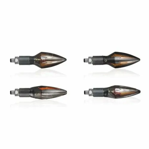 CHAFT paire de clignotants moto universels THUNDER à ampoule HOMOLOGUE CE