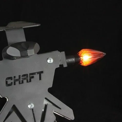 CHAFT paire de clignotants moto universels THUNDER à ampoule HOMOLOGUE CE