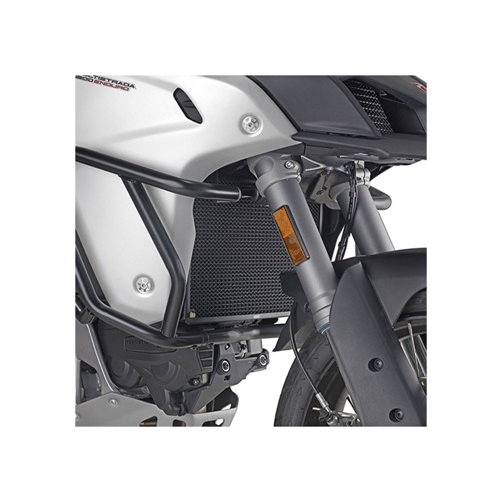 GIVI protection grille de radiateur en acier inox noir pour moto DUCATI 1200 MULTISTRADA ENDURO 2016 2018