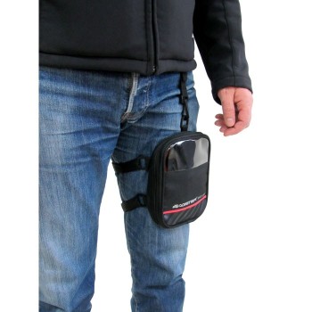 BAGSTER motorcycle scooter mini-bag D-LINE GRIP to put on forearm thigh or handlebars - XAC400