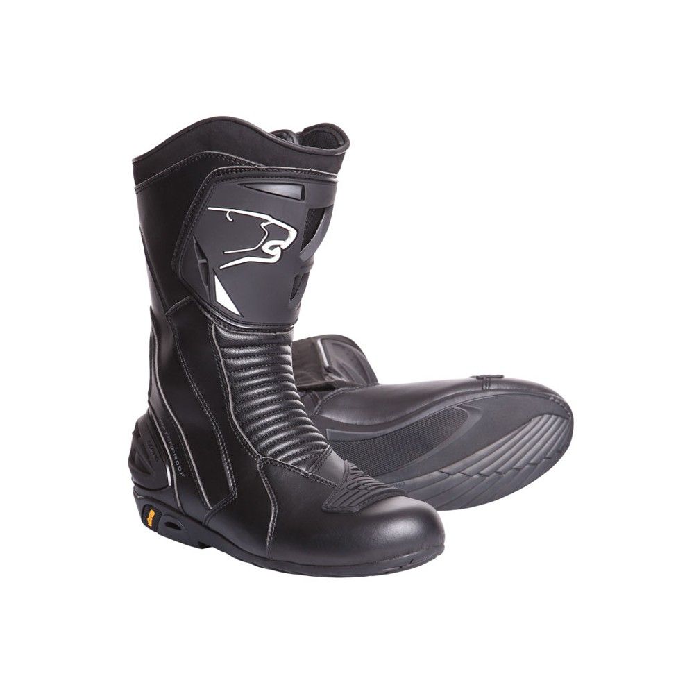 BERING bottes moto cuir SPORT GT route étanche X-ROAD noir BBO100