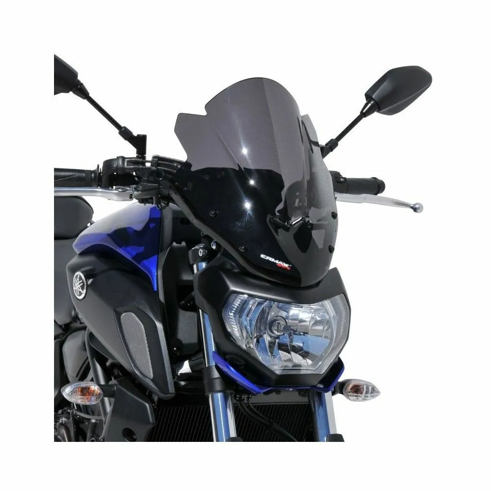 yamaha MT07 2018 2019 2020 high protection windscreen 39cm