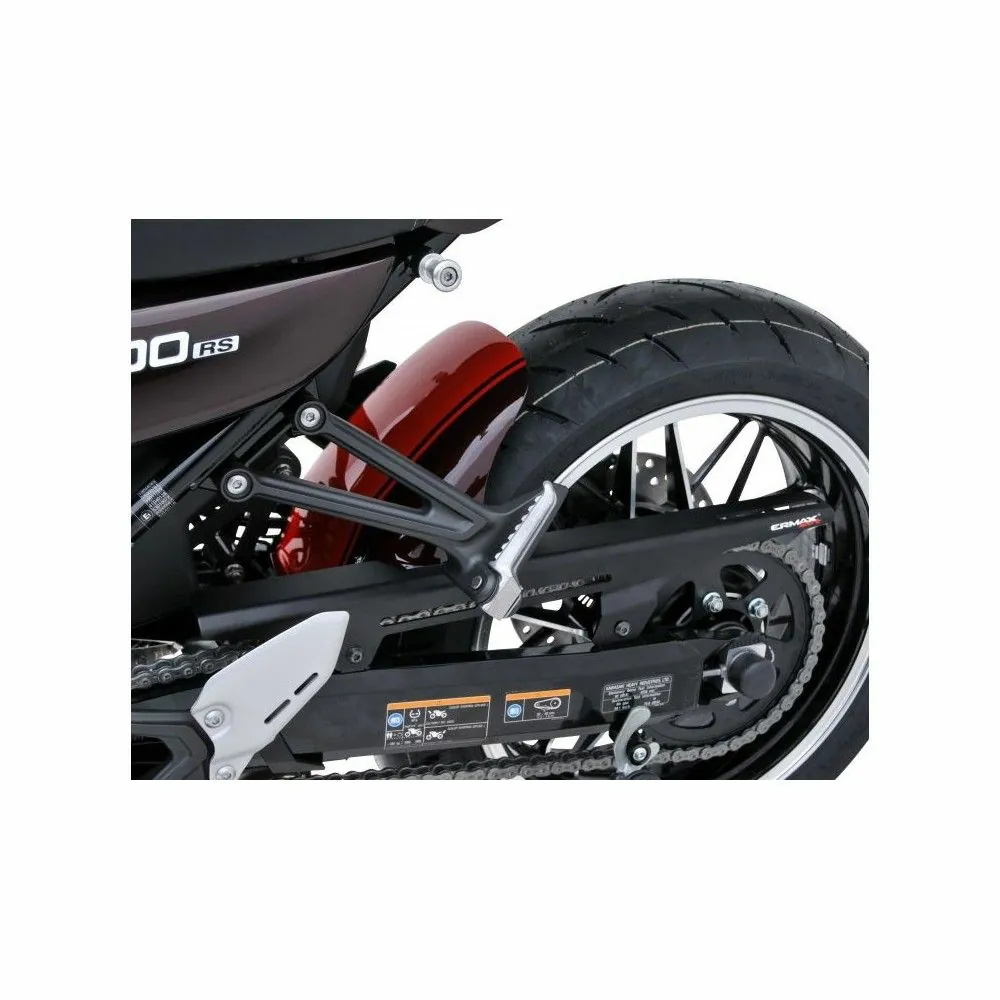 ERMAX Kawasaki Z900 RS 2018 2019 2020 2021 garde boue AR lèche roue PEINT + carter de chaine alu