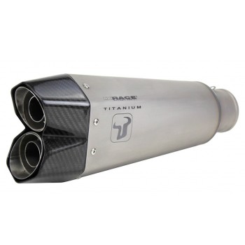 IXRACE KAWASAKI Z1000 2010 2019 M10 TITANIUM 2 silencers left + right WK7674/75ST EURO 4 approved