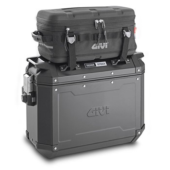GIVI valise latérale MONOKEY CAME-SIDE TREKKER OUTBACK volume standard 37L noir