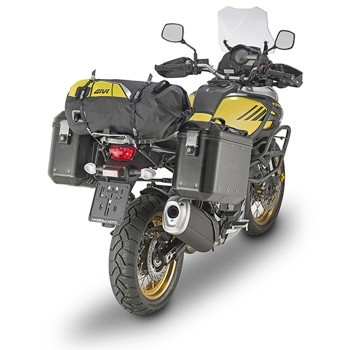 GIVI sac de selle rouleau moto scooter EA114BY étanche noir-fluo 30L