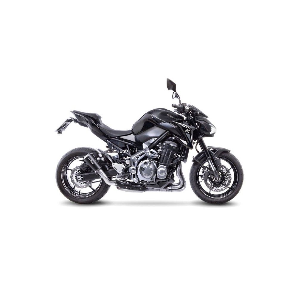 LEOVINCE Kawasaki Z900 / Z900 A2 / 2017 2025 LV-10 BLACK silencer EURO5+ -15204B