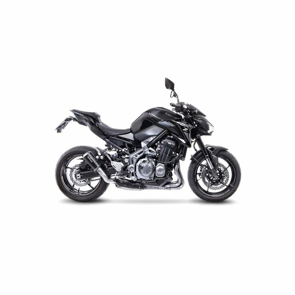 LEOVINCE Kawasaki Z900 / Z900 A2 / 2017 2025 LV-10 BLACK silencer EURO5+ -15204B