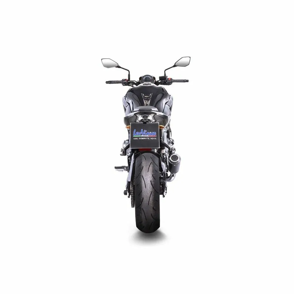 LEOVINCE Kawasaki Z900 / Z900 A2 / 2017 2025 LV-10 BLACK silencer EURO5+ -15204B