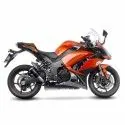 LEOVINCE Kawasaki Z1000 SX / Z1000 / 2011 2020 LV-10 BLACK EURO 4 double silencers 15209B